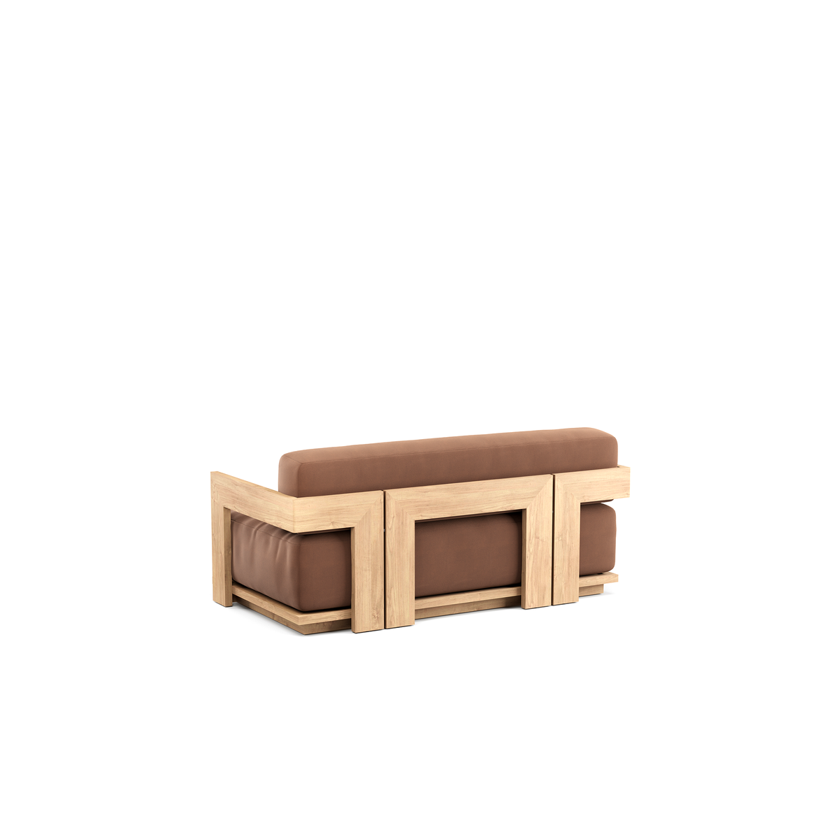 S2 2 Seater Sofa Teak