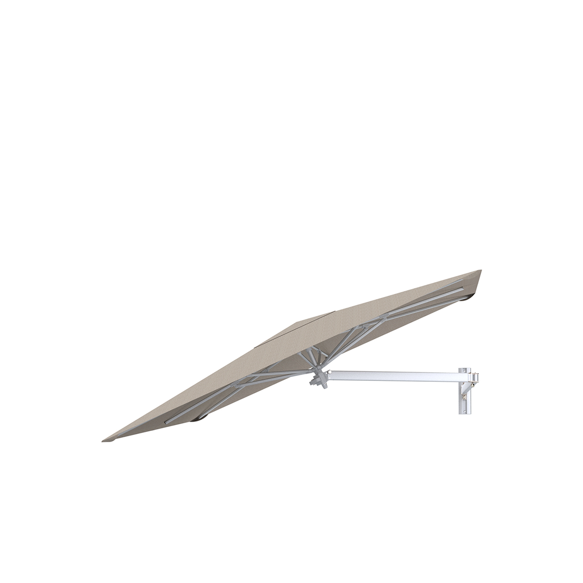 Paraflex Wall Mounted Umbrella Square 2.3 x 2.3 m