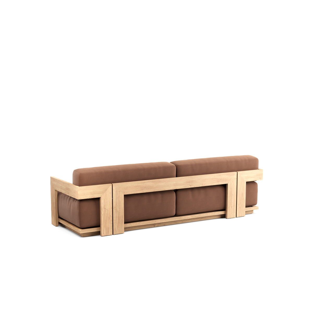 S2 4 Seater Sofa Teak