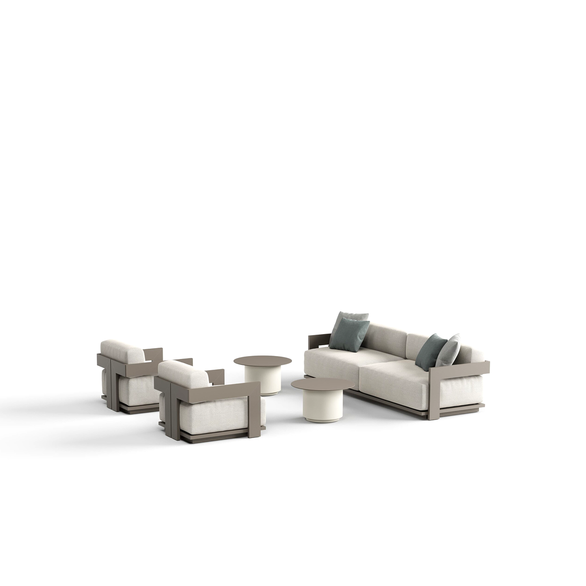 S2 Lounge Chair Aluminium