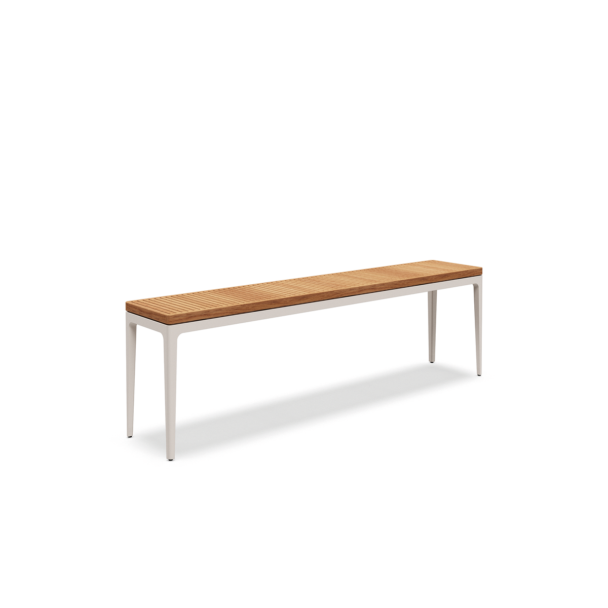 Grid Large Console Table Teak 206 x 40 x 63 cm