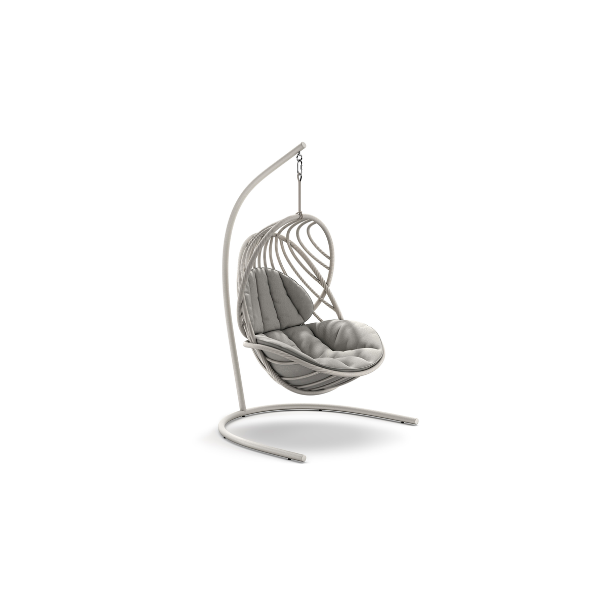 Kida Hanging Lounge Chair With Base & Cushion