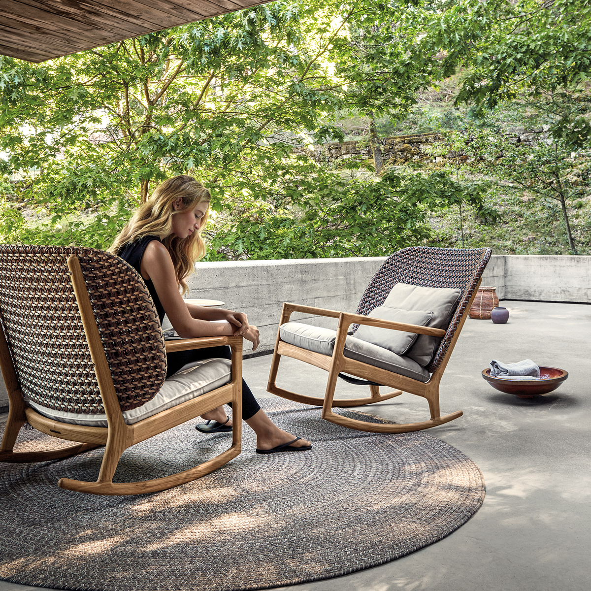 Kay Low Back Rocking Chair