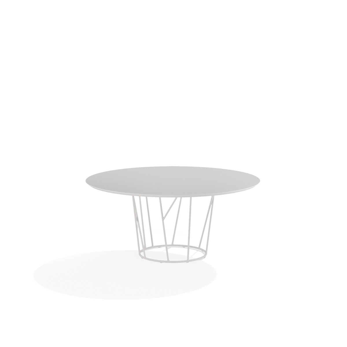 Wild Dining Table with Porcelain Stoneware Top 146 dia x 73 cm (69T9G)