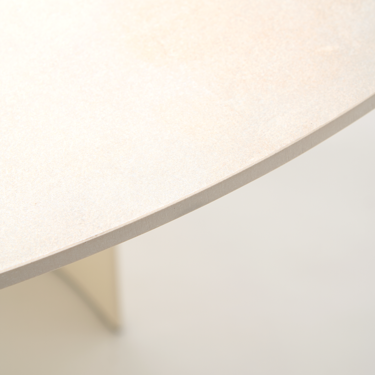 Naca Dining Table with Porcelain Stoneware Top 146 dia x 72 cm