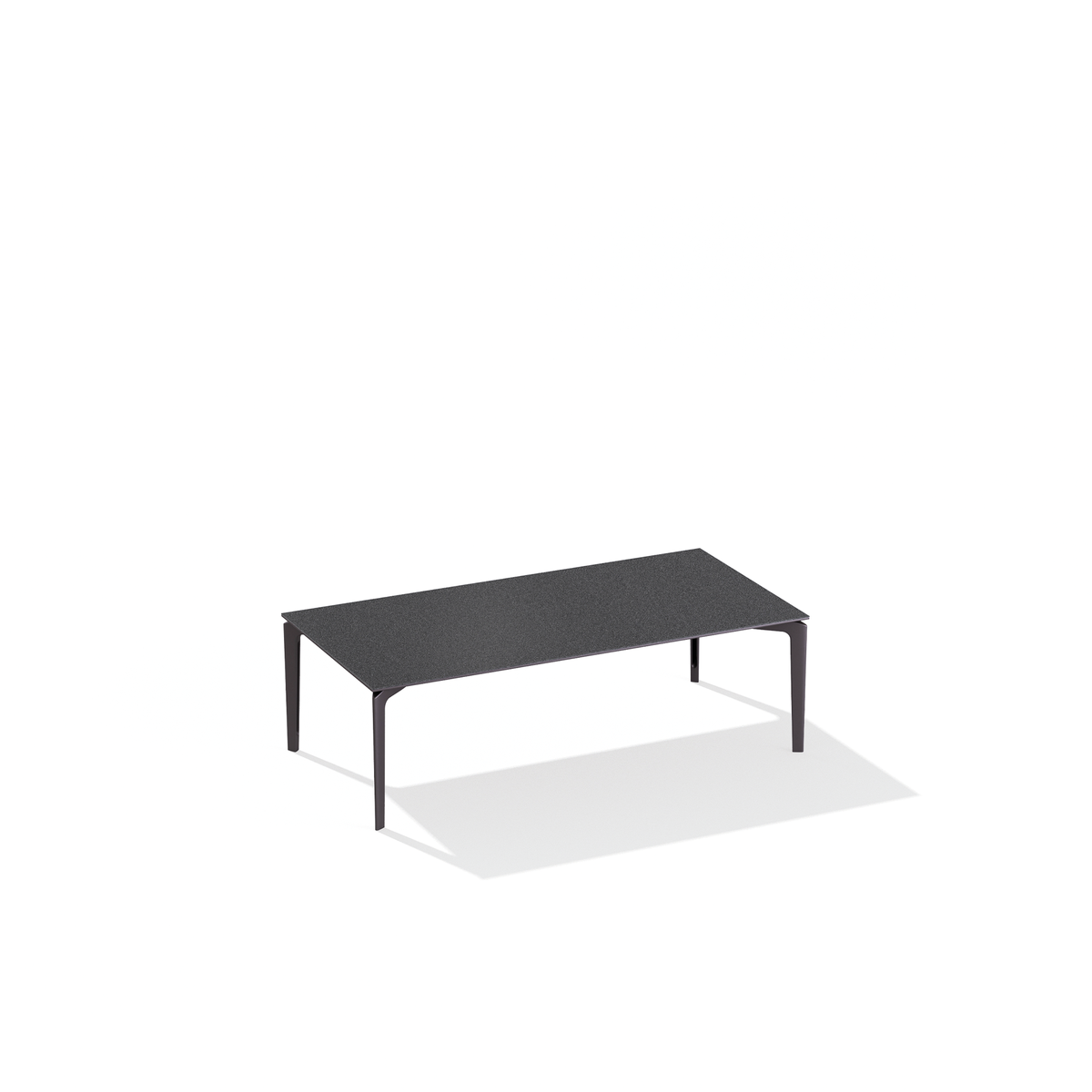 AllSize Coffee Table with Speckled Aluminium Top 120 x 60 x 38 cm
