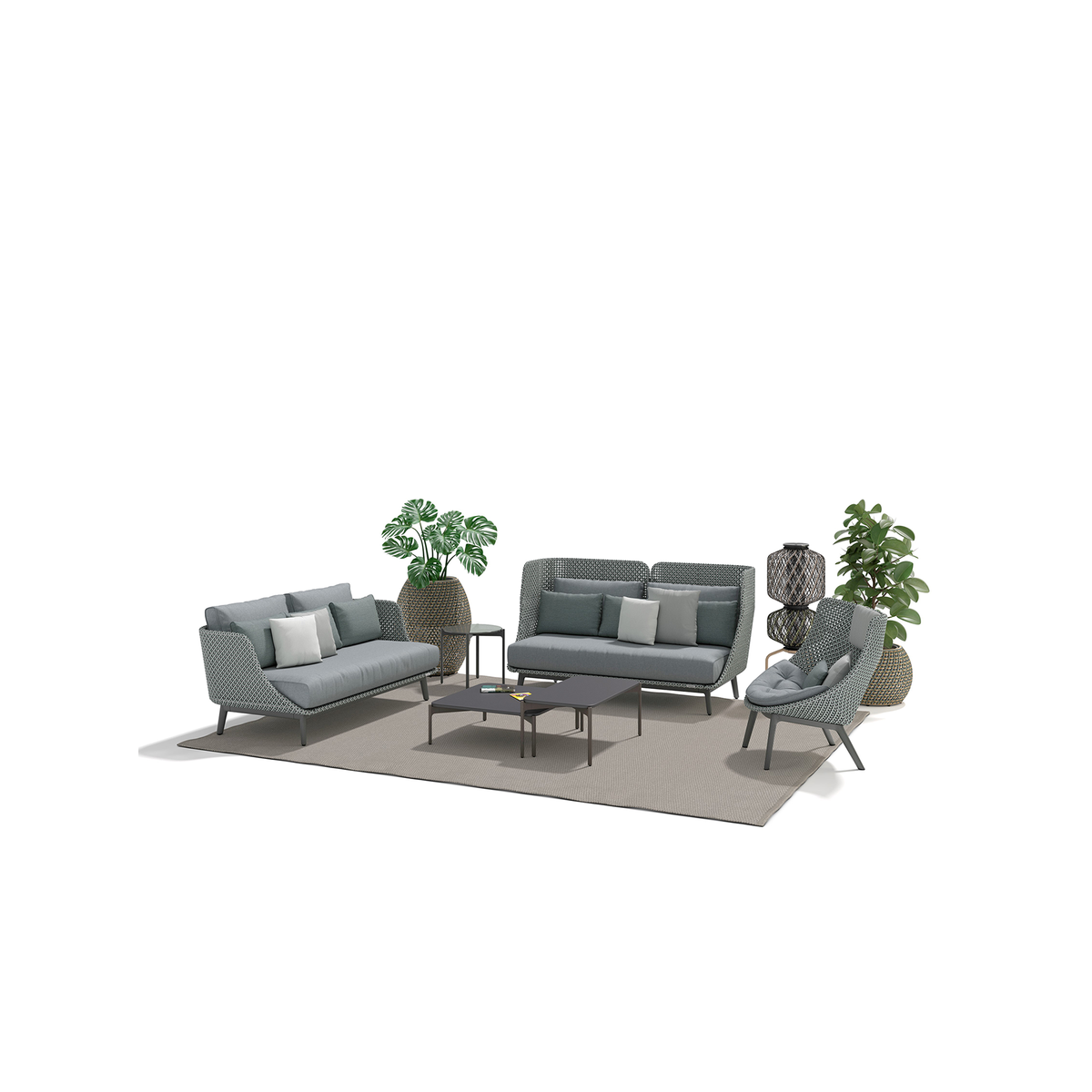 Izon Coffee Table Ceramic 120 x 120 x 27 cm