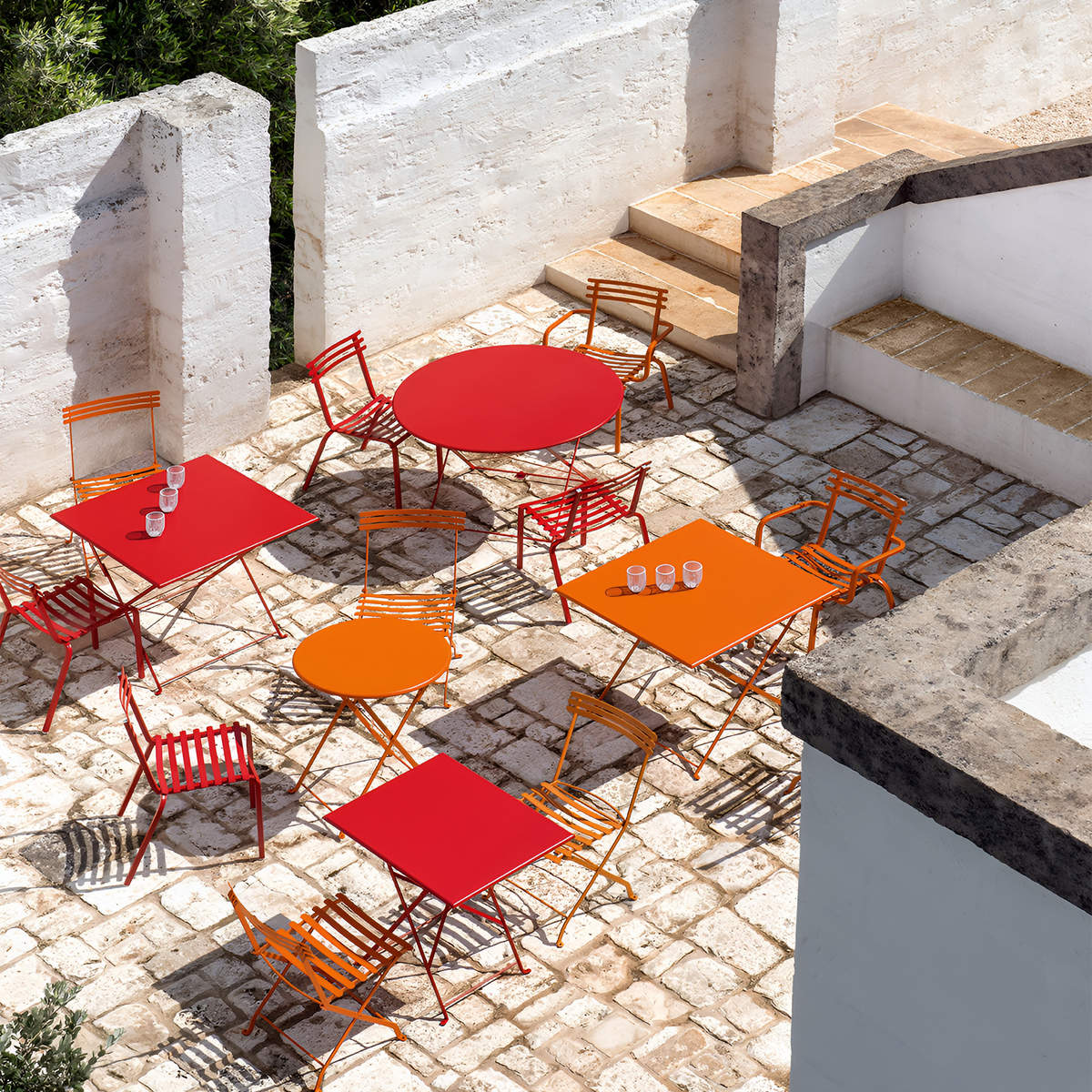Flower Folding Table 60 dia x 75 cm