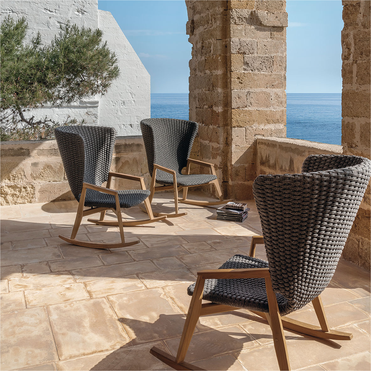 Knit Rocking Armchair
