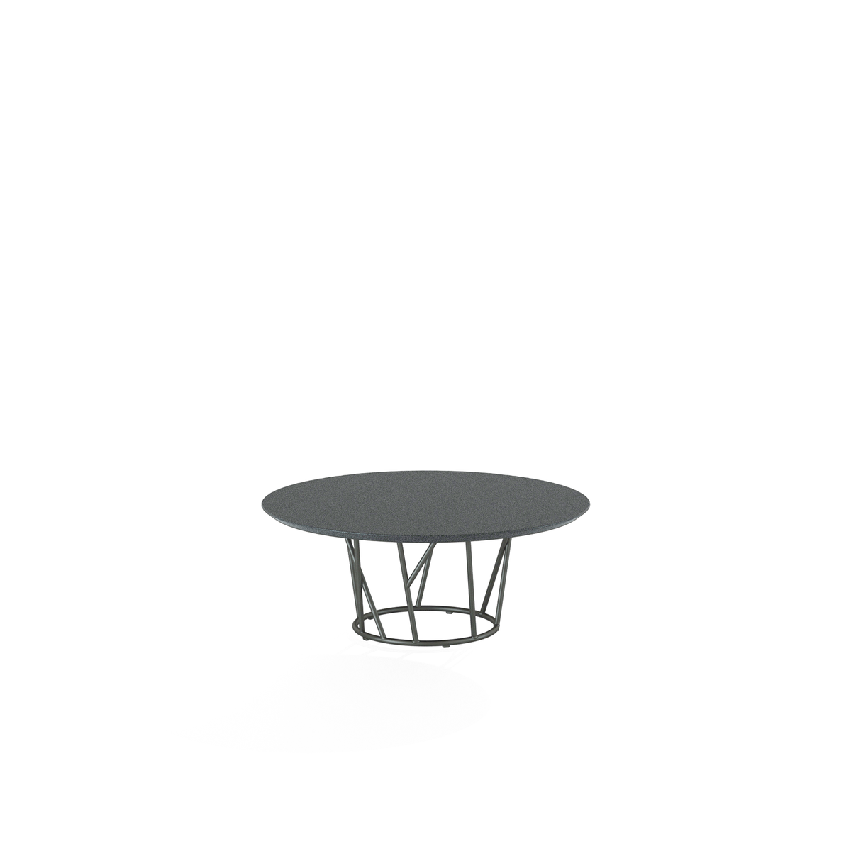 Wild Coffee Table with Speckled Aluminium Top 110 dia x 45 cm (69T2S)