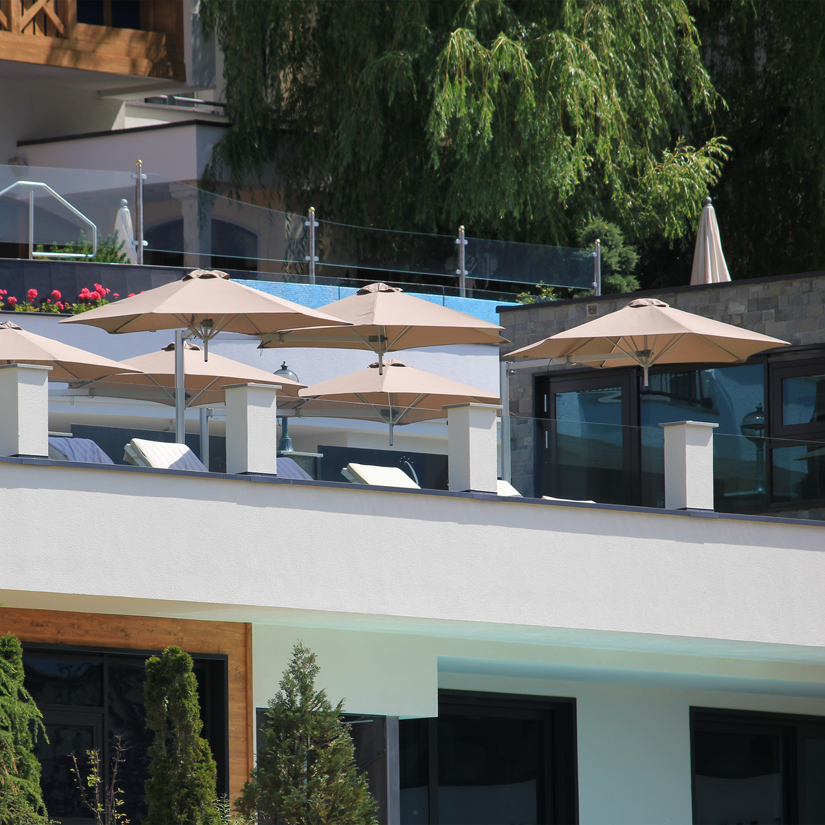 Paraflex Mono Cantilever Umbrella Round 2.7 m