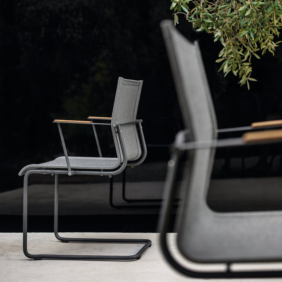 Sway Stacking Dining Chair with Arms