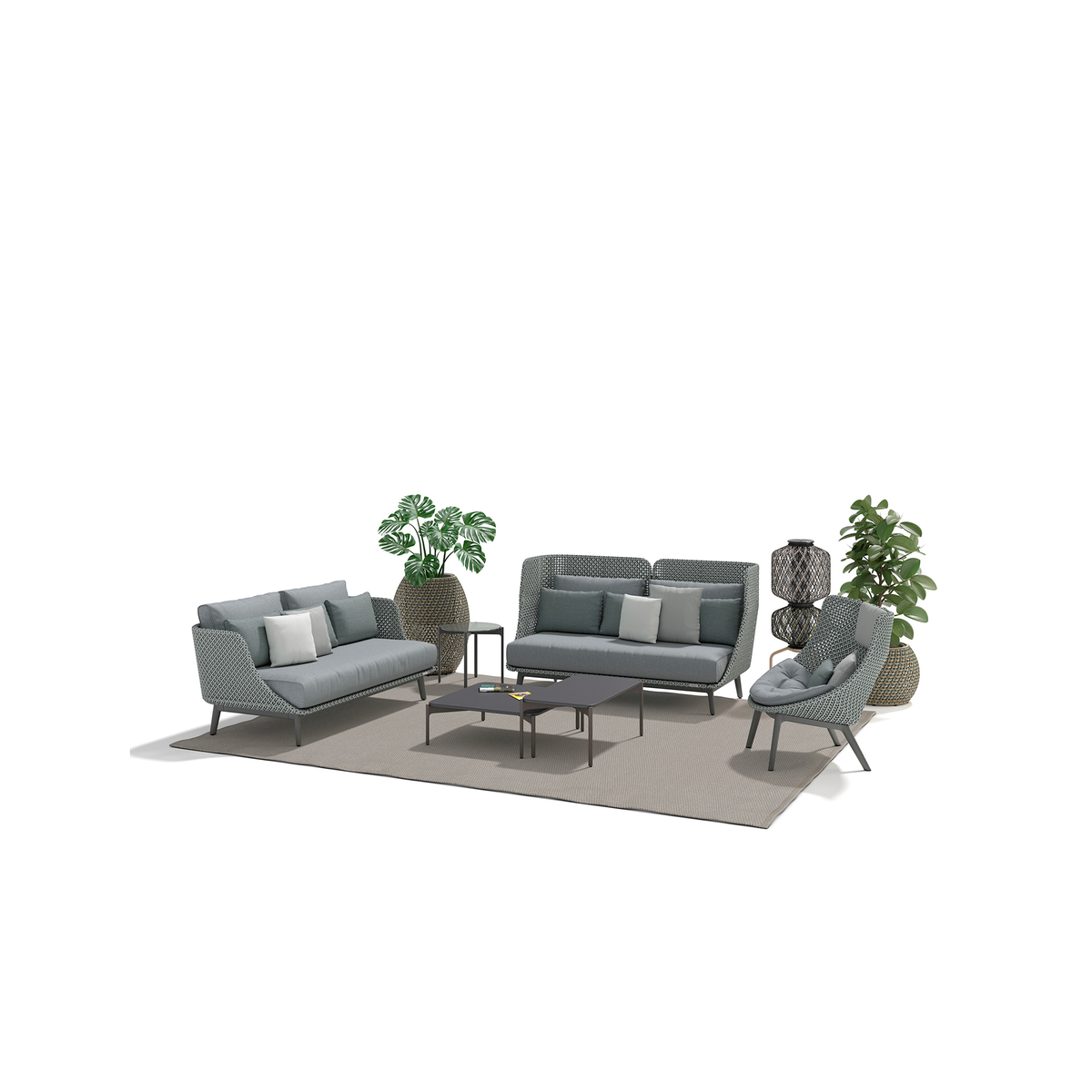 Izon Coffee Table Ceramic 80 x 80 x 27 cm