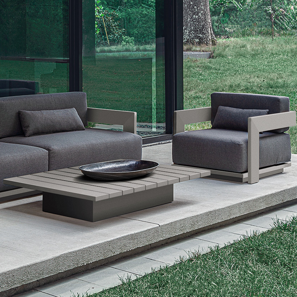 S2 Lounge Chair Aluminium