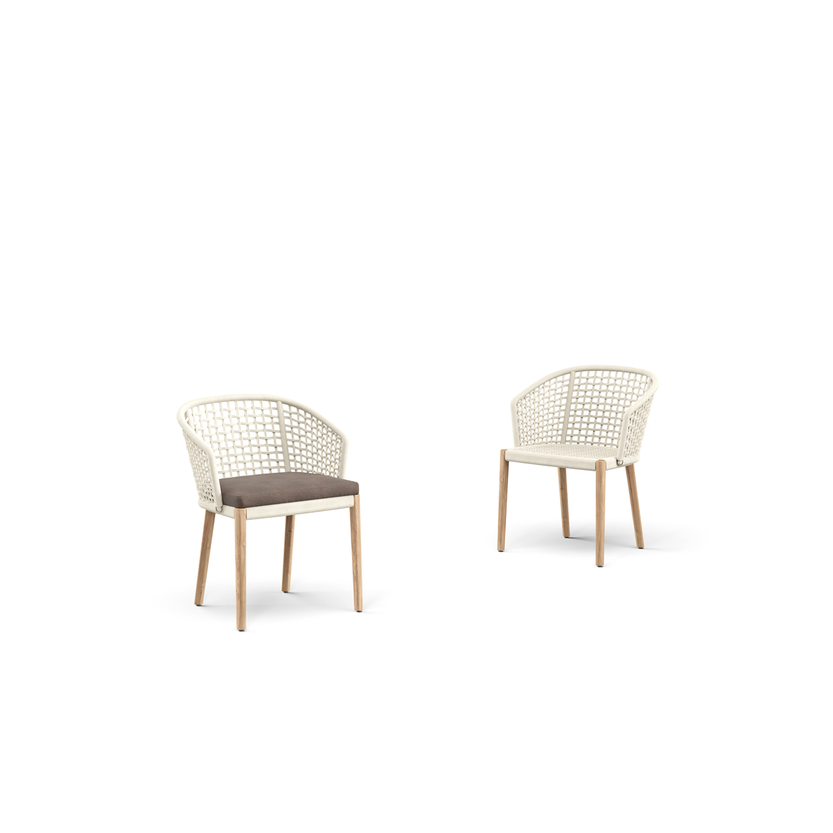 Tribeca Dining Armchair with Teak Legs