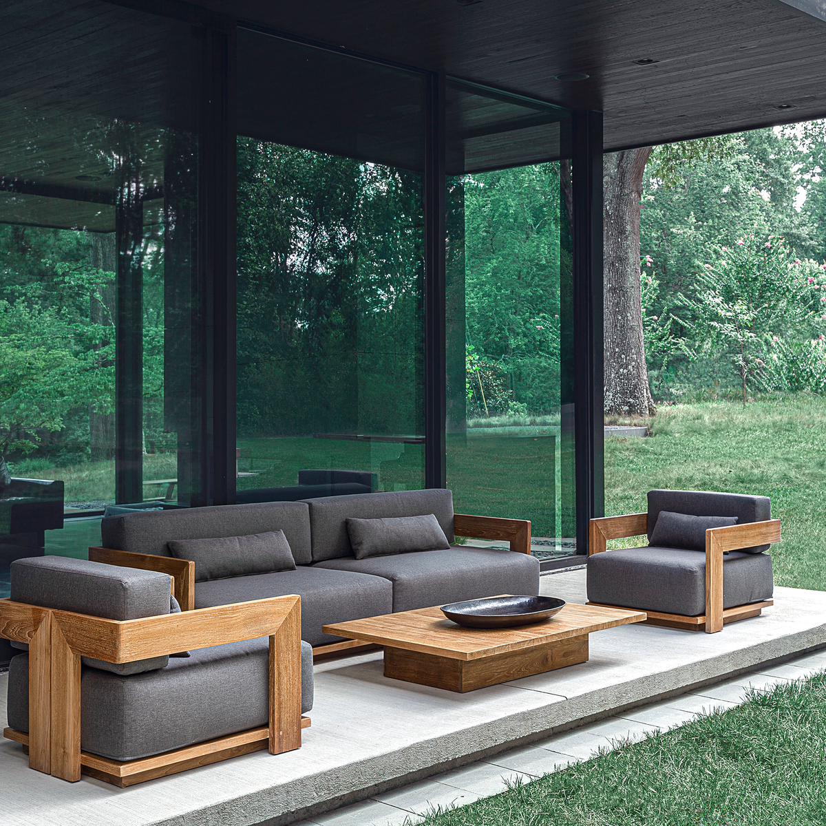 S2 2 Seater Sofa Teak
