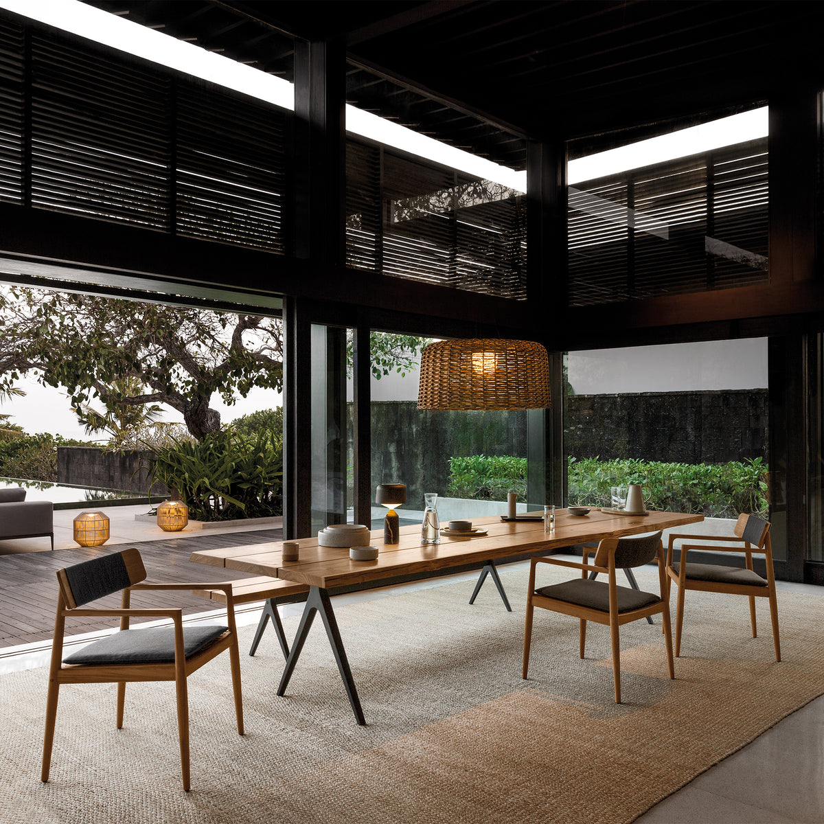 Raw Dining Table 350 x 94 x 74 cm