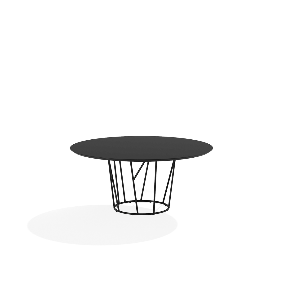 Wild Dining Table with Porcelain Stoneware Top 146 dia x 73 cm (69T9G)
