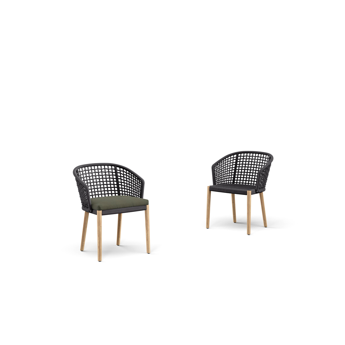 Tribeca Dining Armchair with Teak Legs
