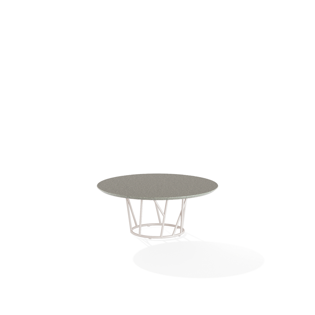 Wild Coffee Table with Speckled Aluminium Top 110 dia x 45 cm (69T2S)