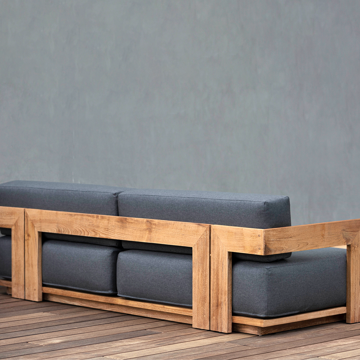 S2 2 Seater Sofa Teak