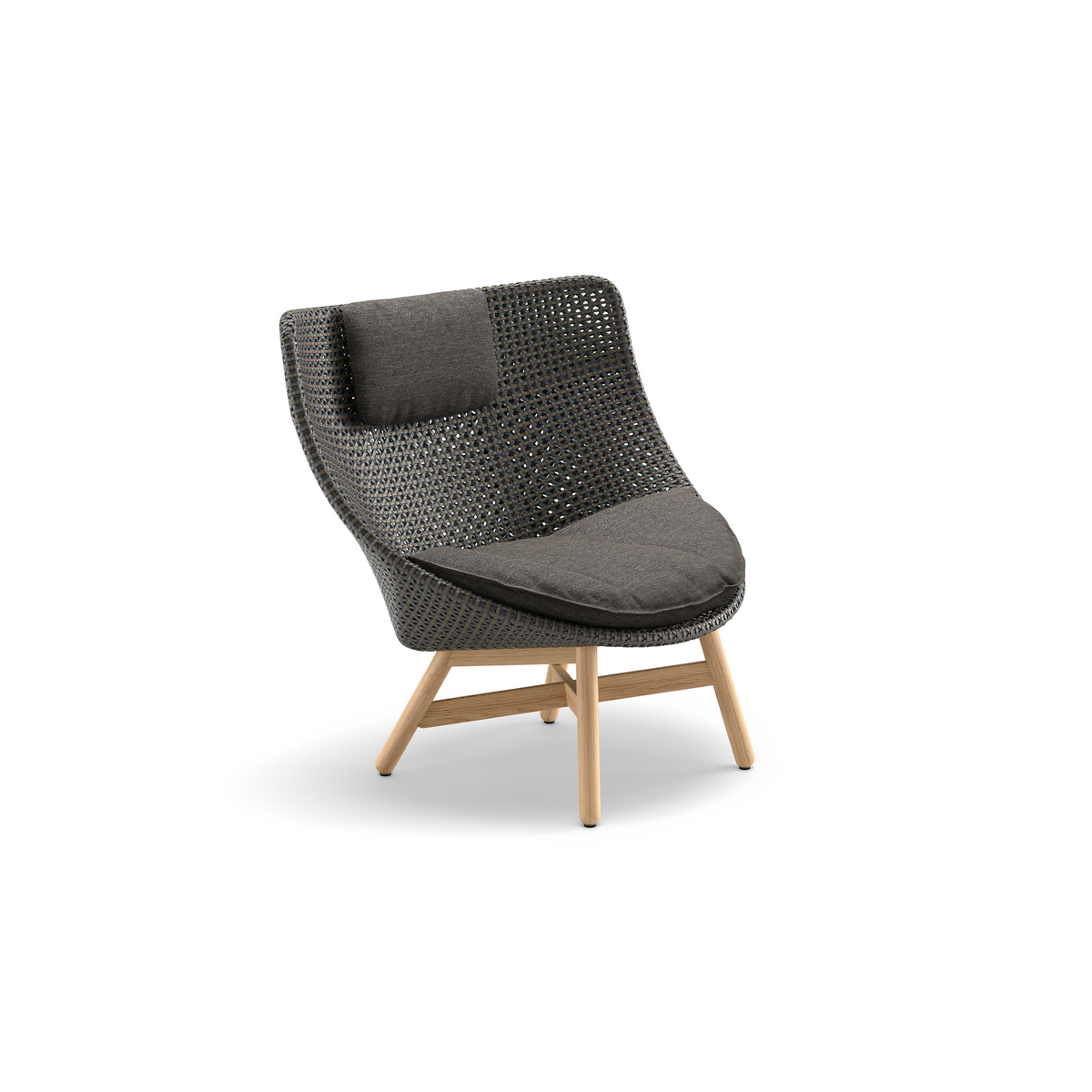 Mbrace Wing Chair With Seat & Headrest Cushion