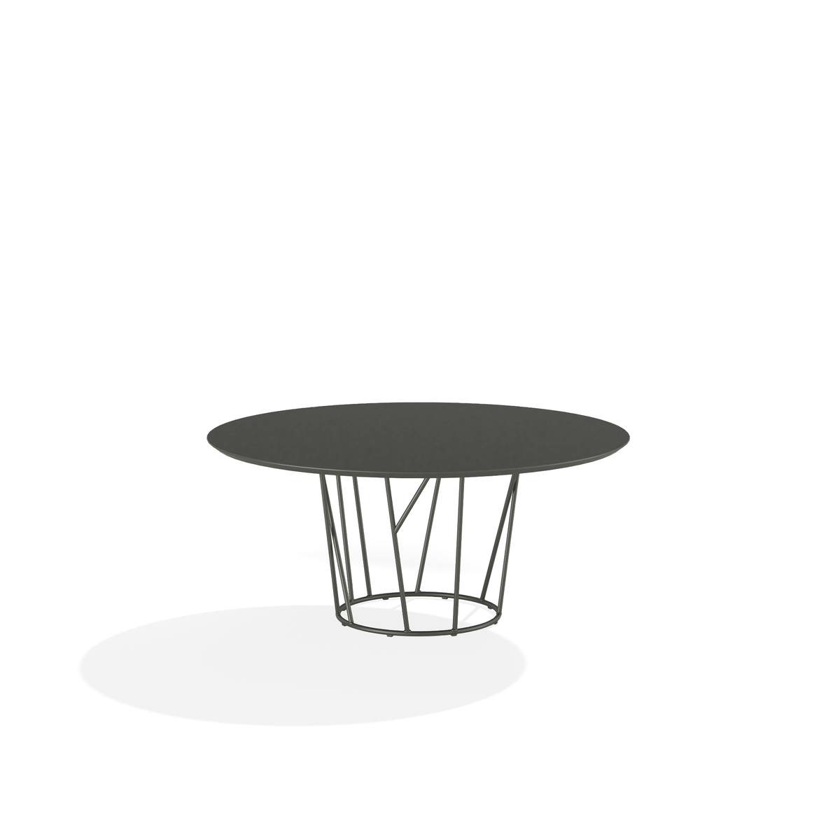 Wild Dining Table with Porcelain Stoneware Top 146 dia x 73 cm (69T9G)