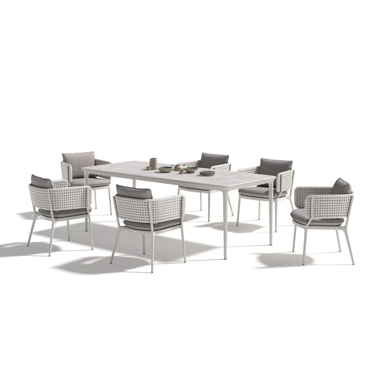 Bellmonde Dining Table Teak 220 x 95 x 76 cm