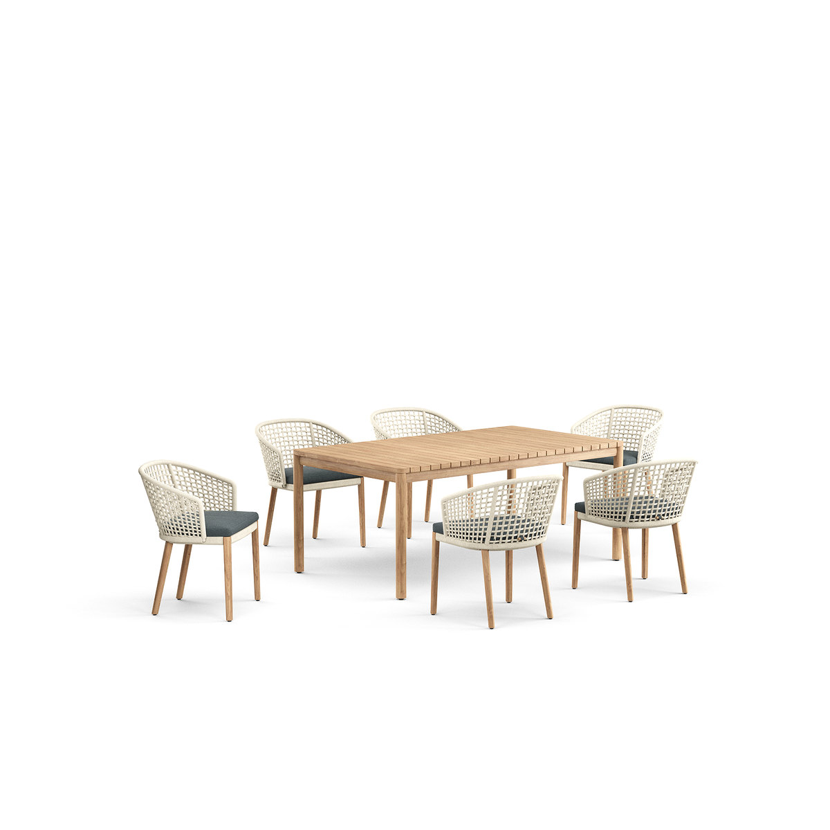 Tribeca Dining Armchair with Teak Legs