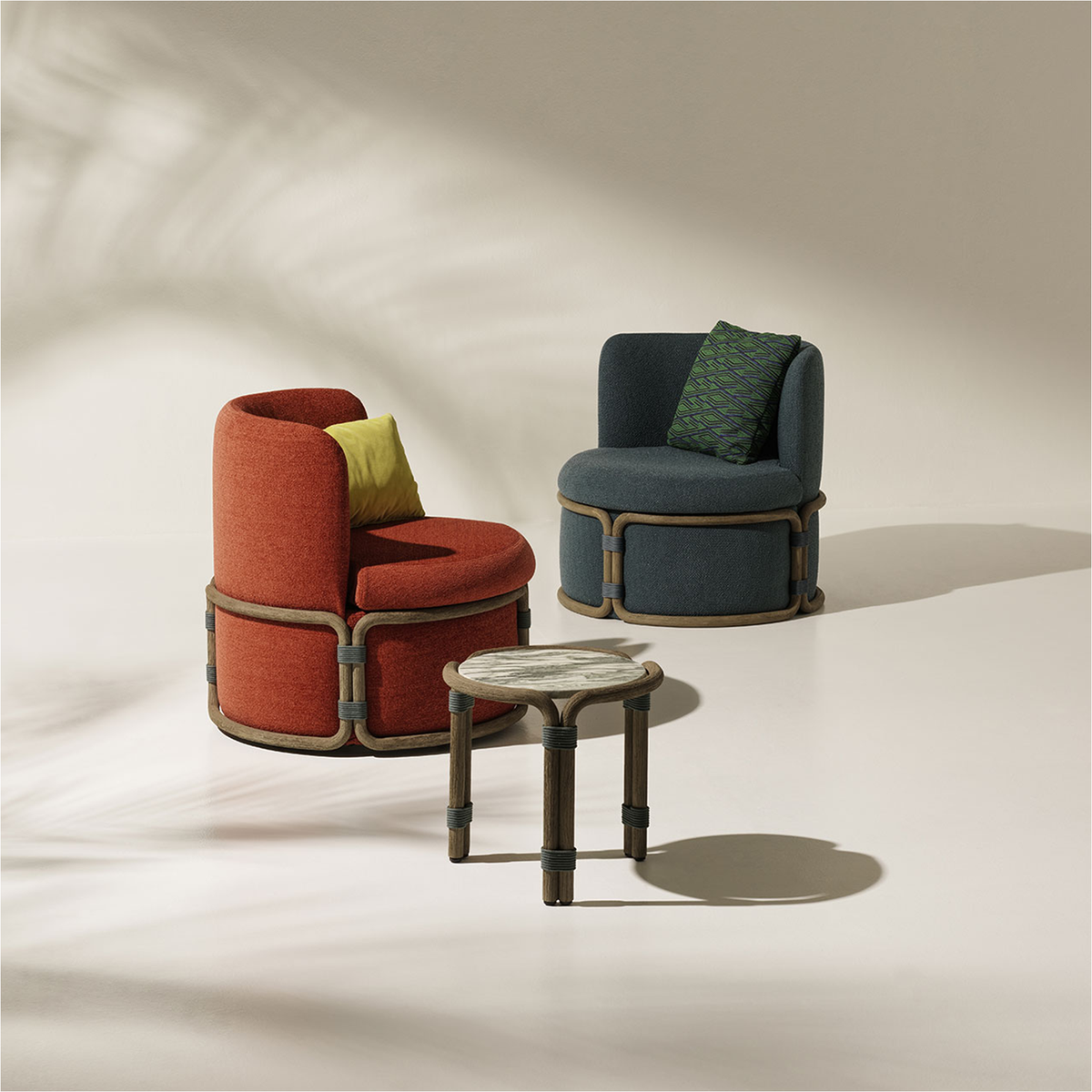 Rotin Lounge Armchair