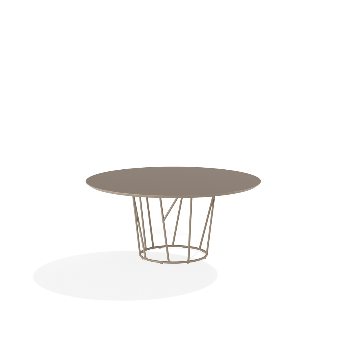 Wild Dining Table with Porcelain Stoneware Top 146 dia x 73 cm (69T9G)