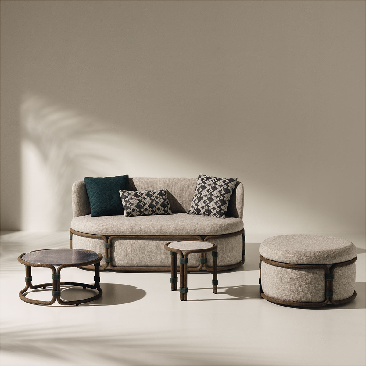 Rotin 2 Seater Sofa