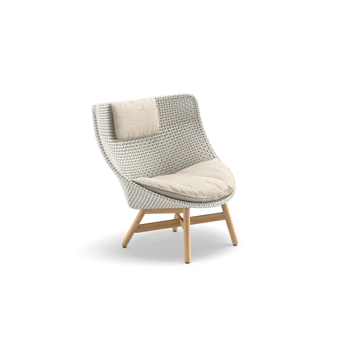 Mbrace Wing Chair With Seat & Headrest Cushion