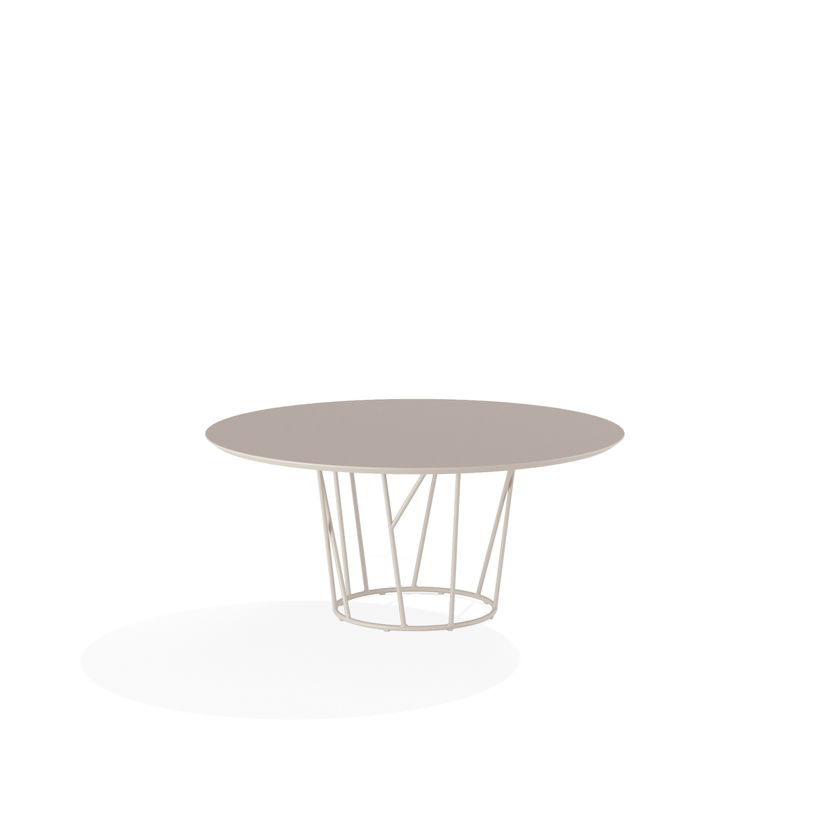 Wild Dining Table with Porcelain Stoneware Top 146 dia x 73 cm (69T9G)