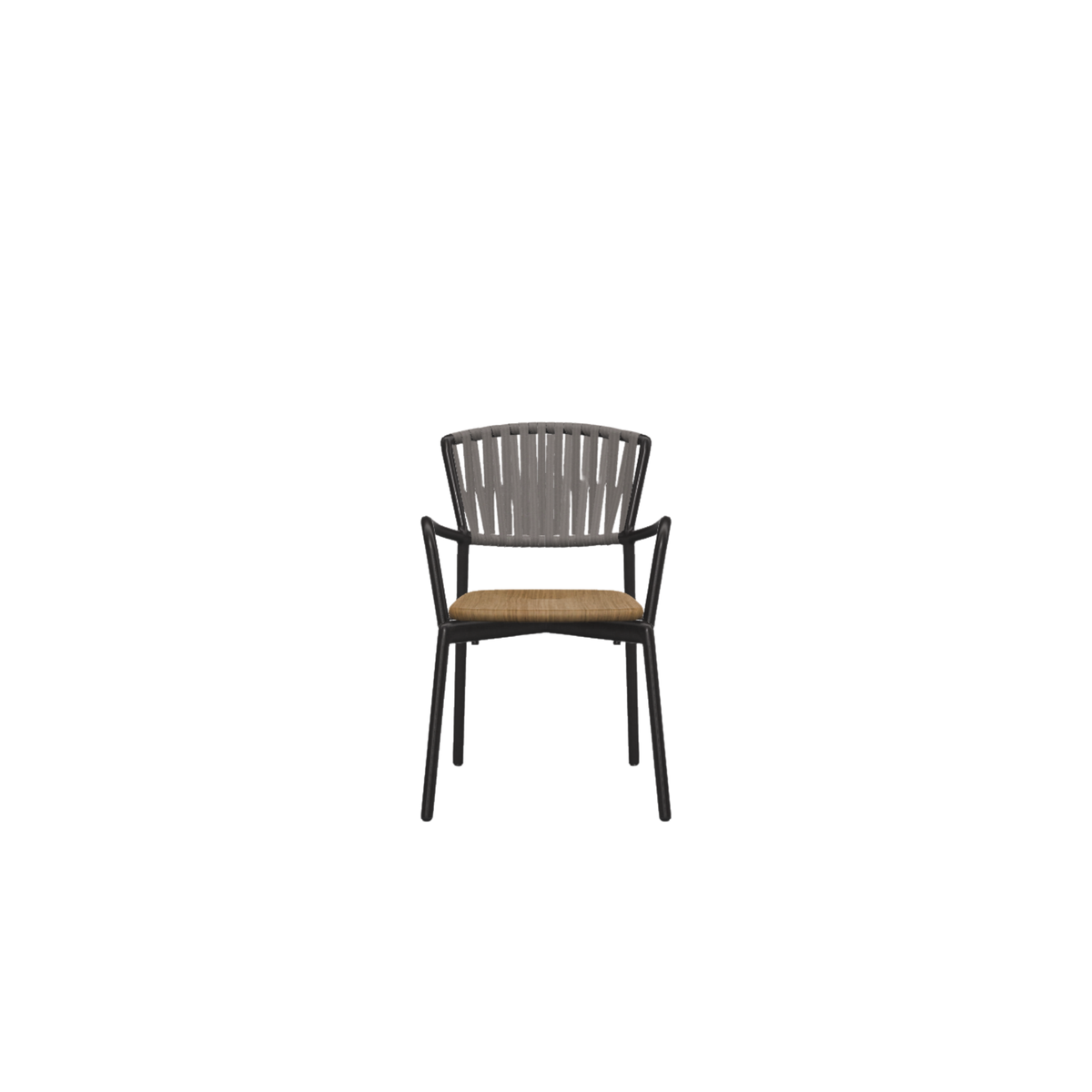 Roda Piper Dining Armchair 121 with belt backrest, designed by Rodolfo Dordoni