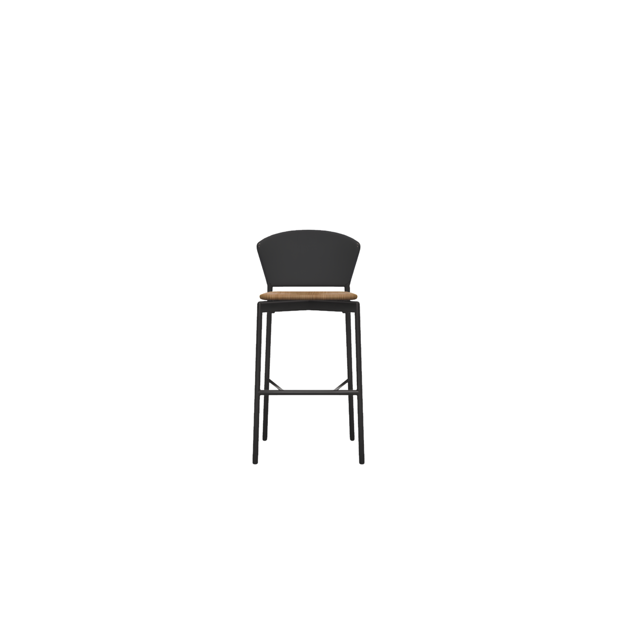 Roda Piper Bar Stool 050 with Batyline backrest, designed by Rodolfo Dordoni
