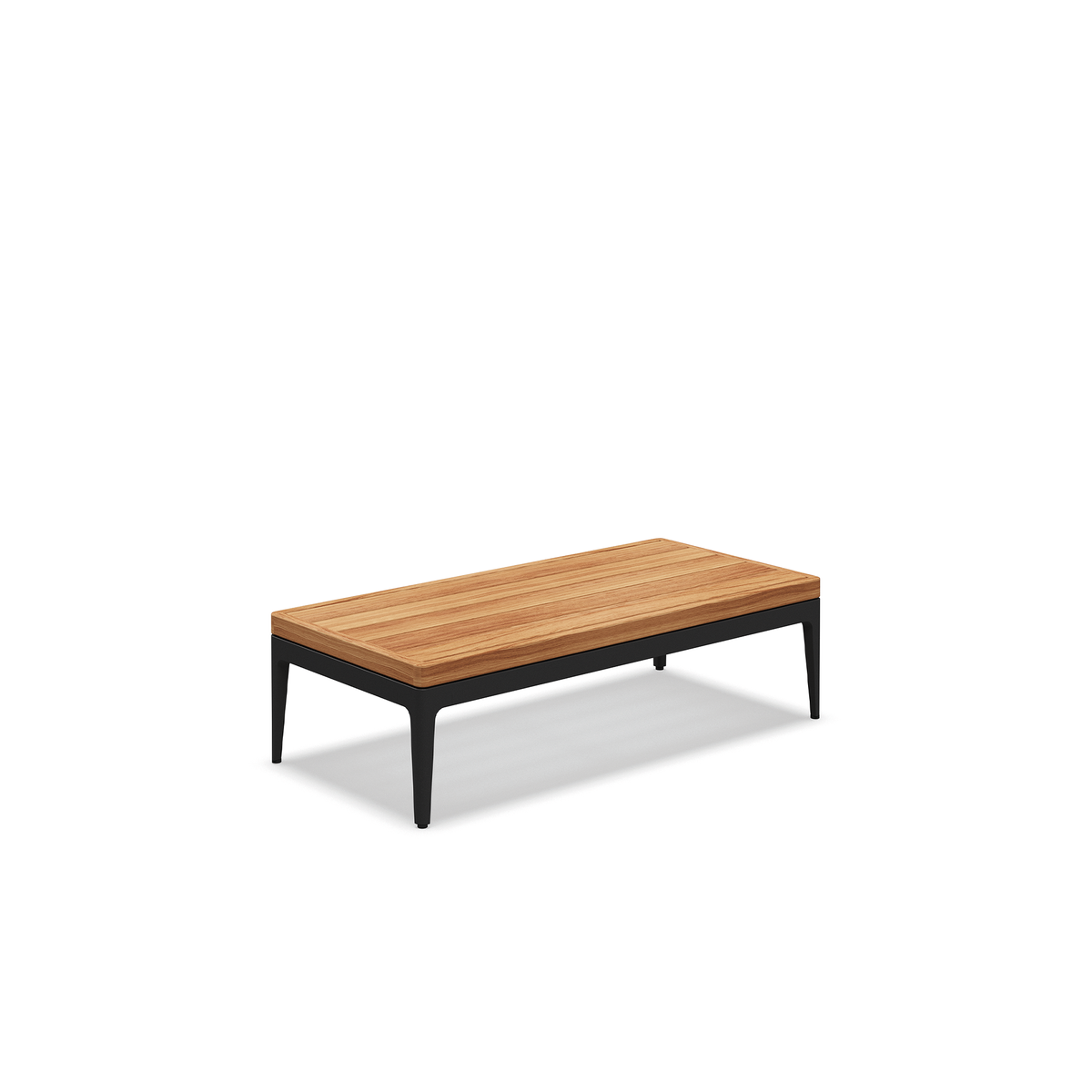 Grid Cabana Coffee Table Teak 103 x 50 x 30 cm