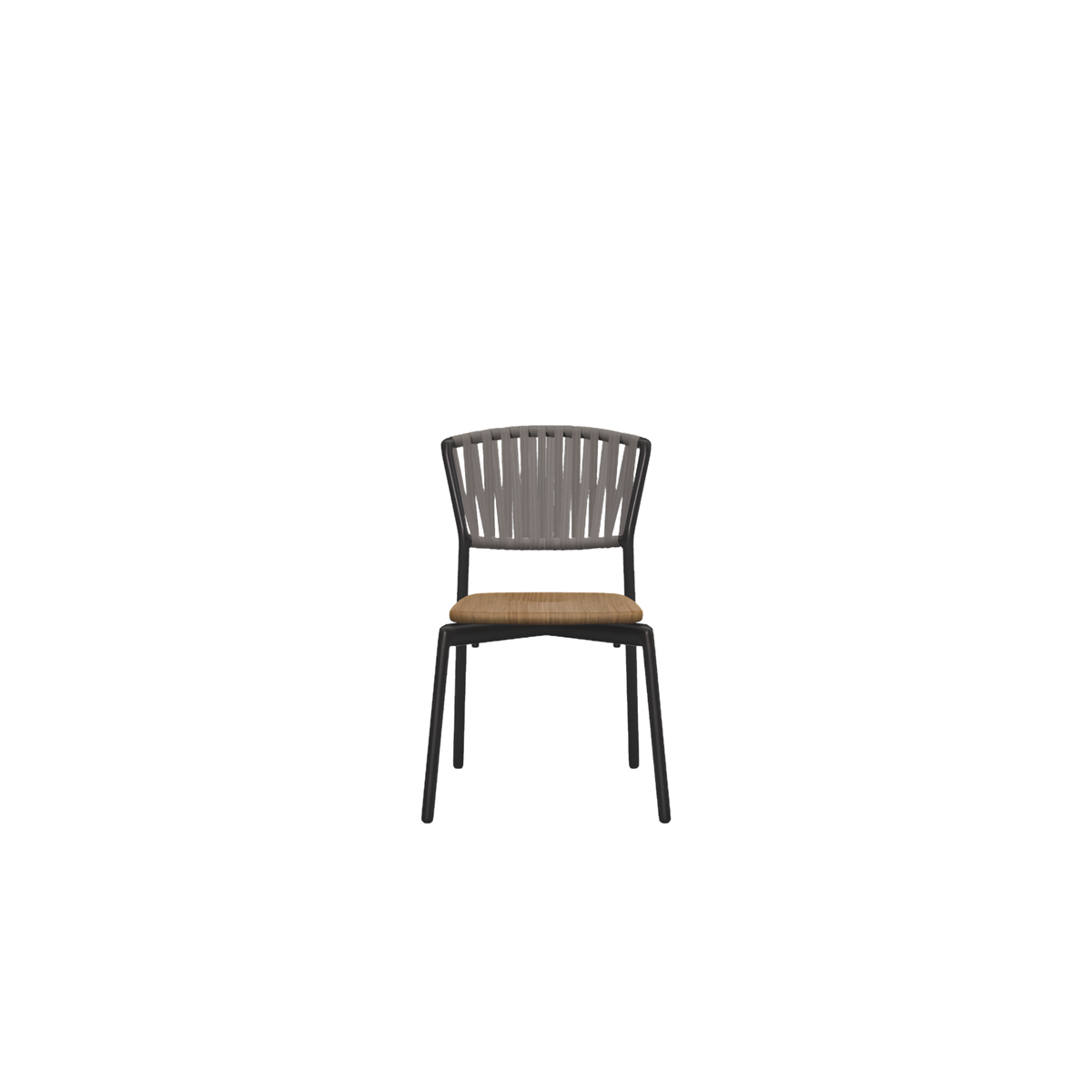 Roda Piper Dining Chair 120 with belt backrest, designed by Rodolfo Dordoni