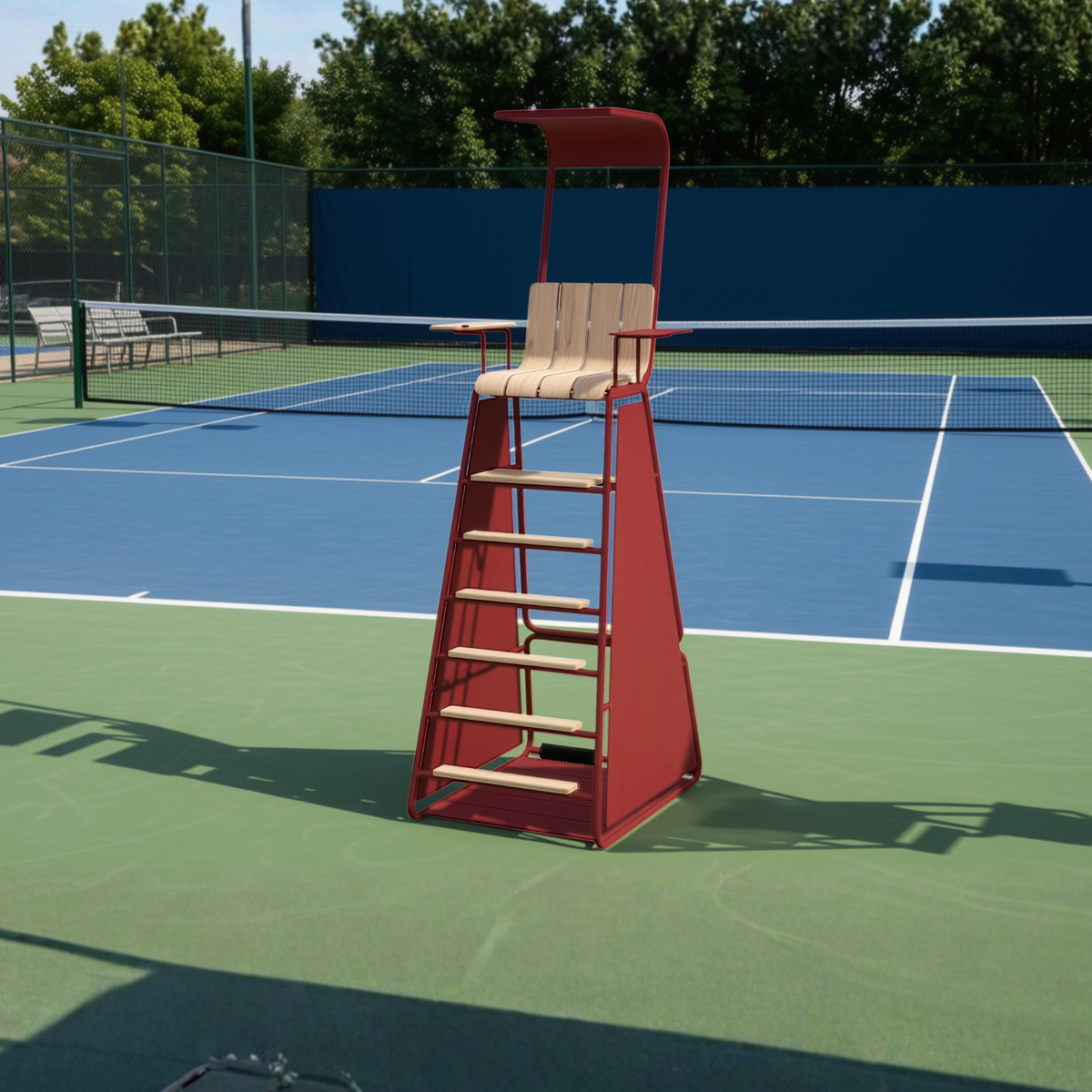 Ace Umpire Chair With Panel & Shade