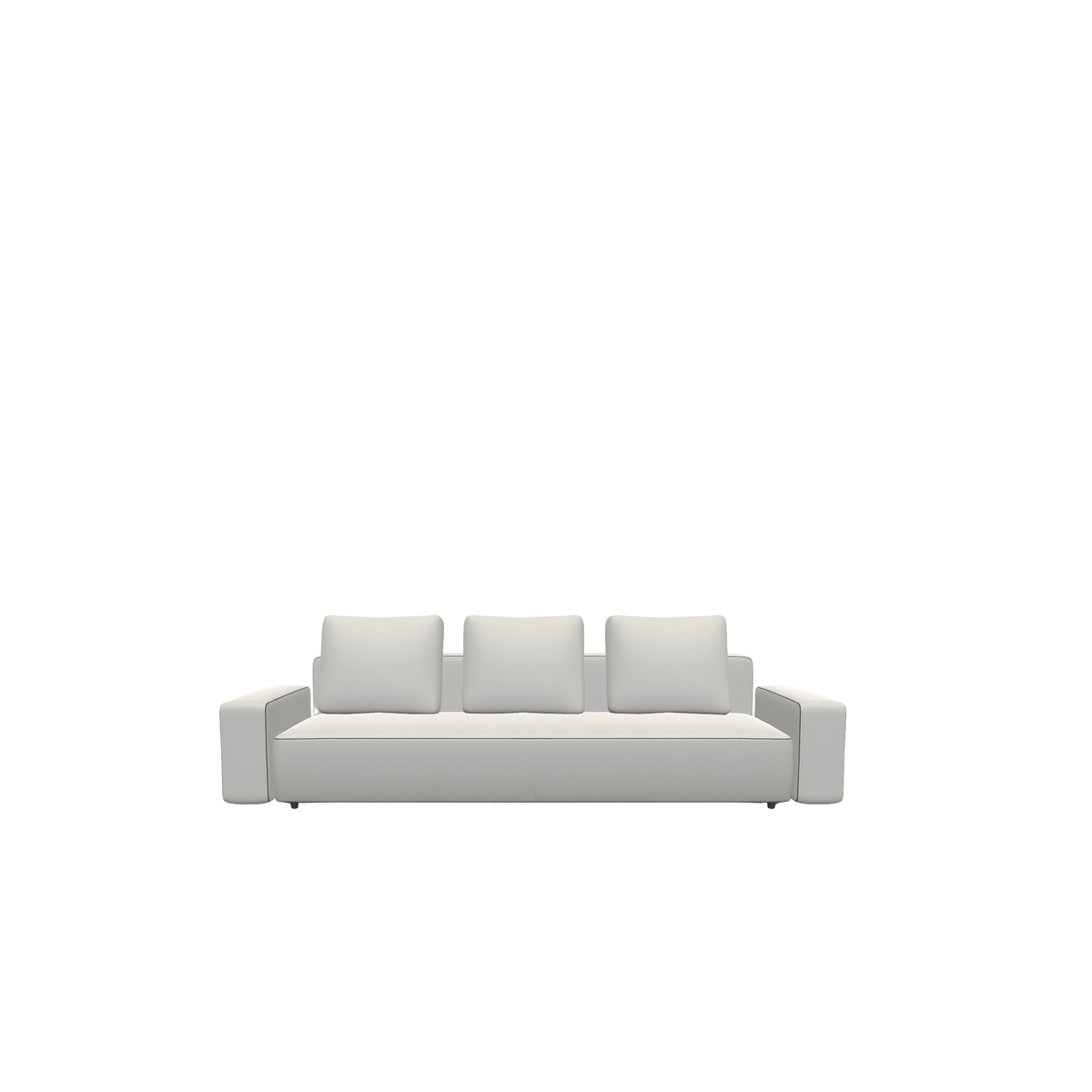Roda Dandy 3 Seater Sofa 269 x 97 cm, outdoor sofa module by Rodolfo Dordoni
