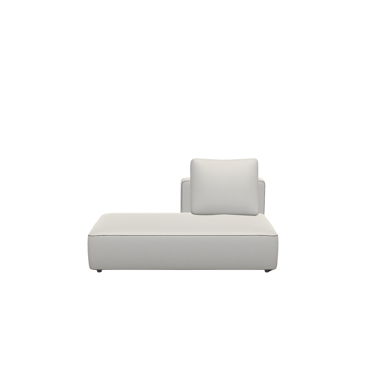 Roda Dandy 2 Seater Left Backrest Module 150 x 97 cm, outdoor sofa module by Rodolfo Dordoni
