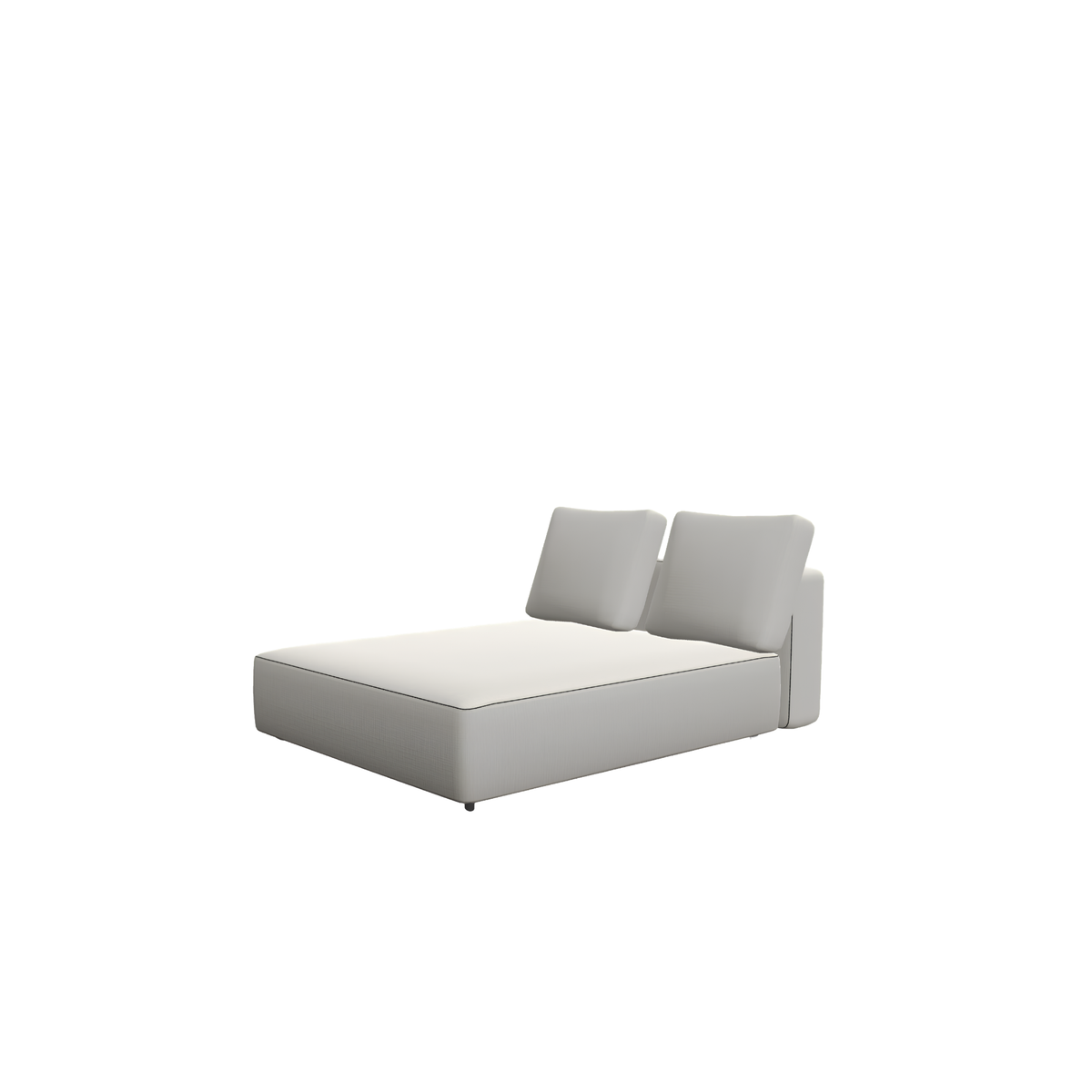 Roda Dandy Deep Chaise Longue 172 x 130 cm, outdoor sofa module by Rodolfo Dordoni