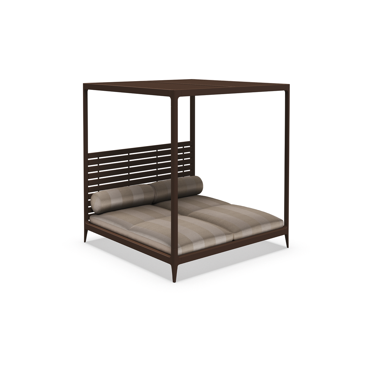Grid Cabana Daybed with Aluminium Back & Roof