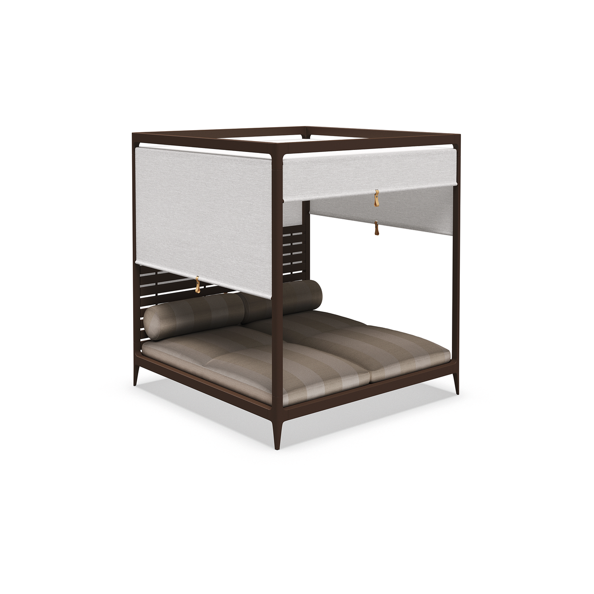 Grid Cabana Daybed with Aluminium Back & Screens