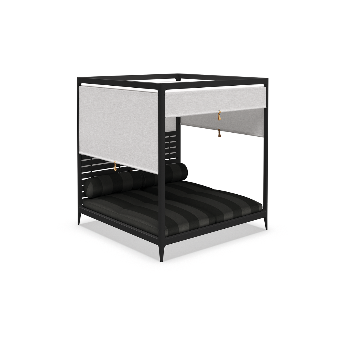 Grid Cabana Daybed with Aluminium Back & Screens
