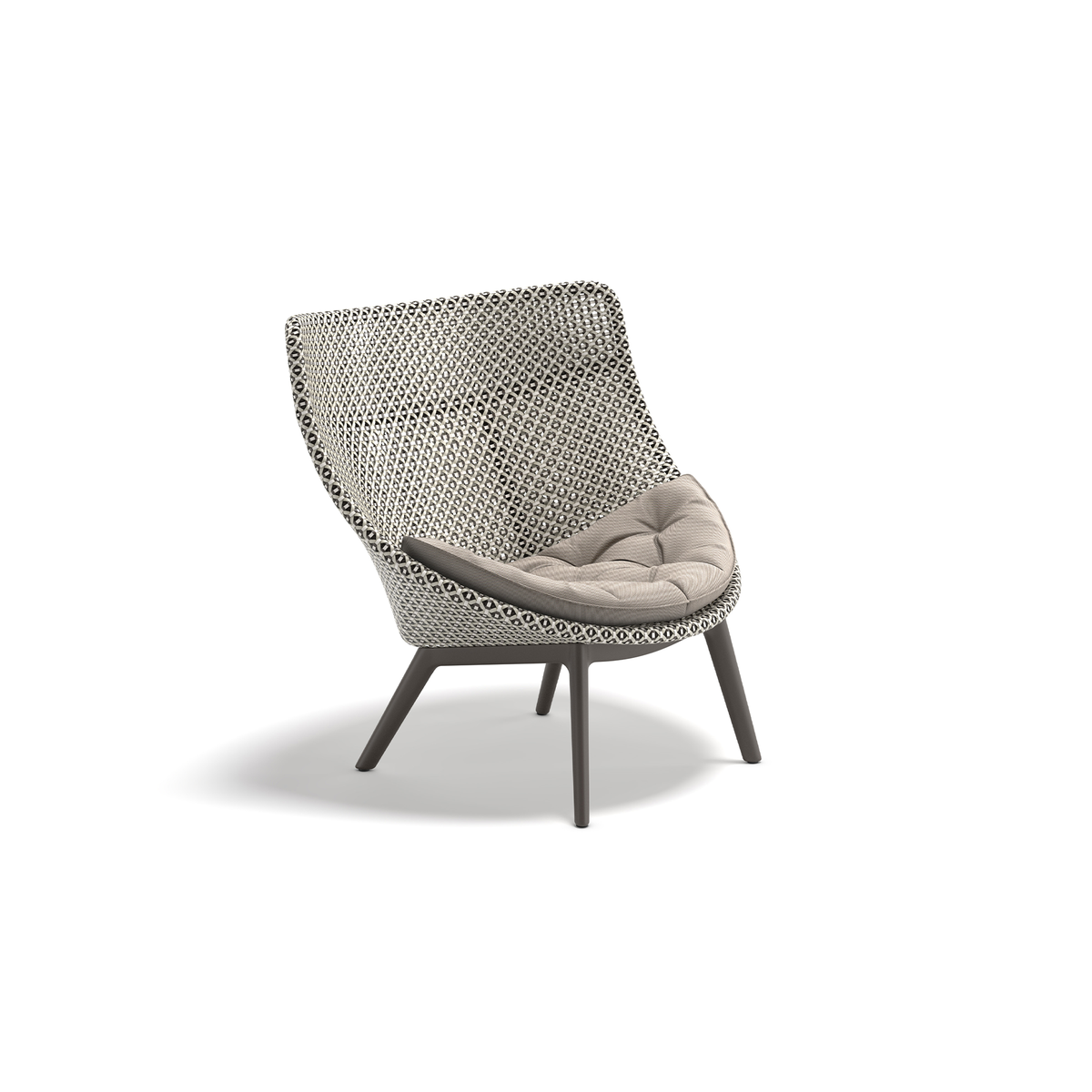 Mbrace Alu Wing Chair With Seat Cushion