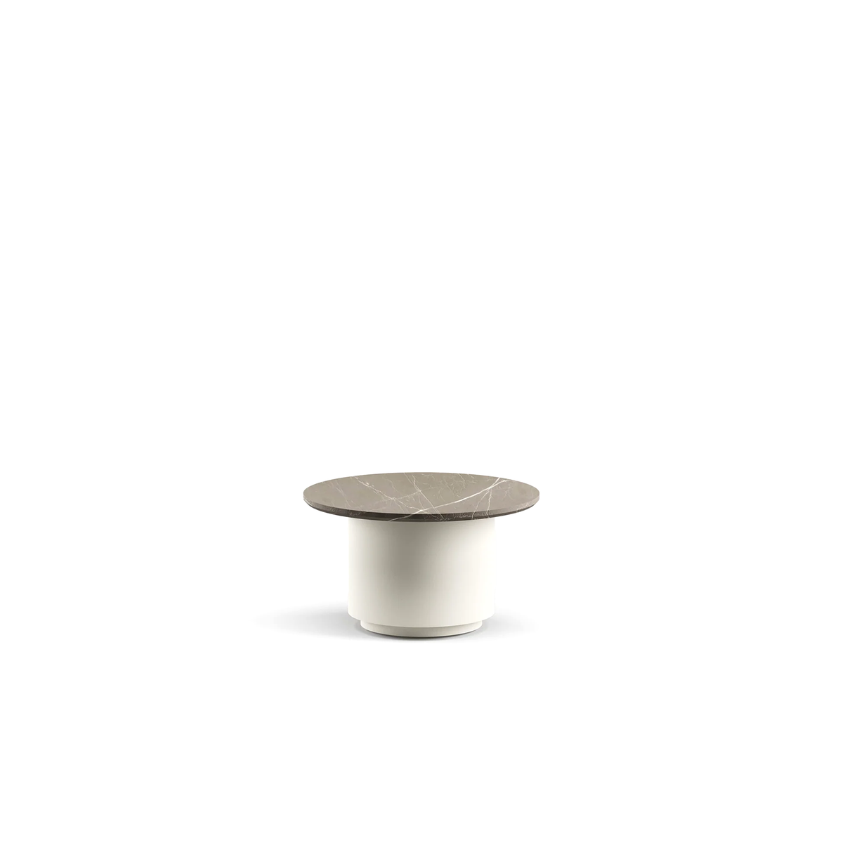 Mercer Side Table Low Stone Top 66 dia x 38 cm