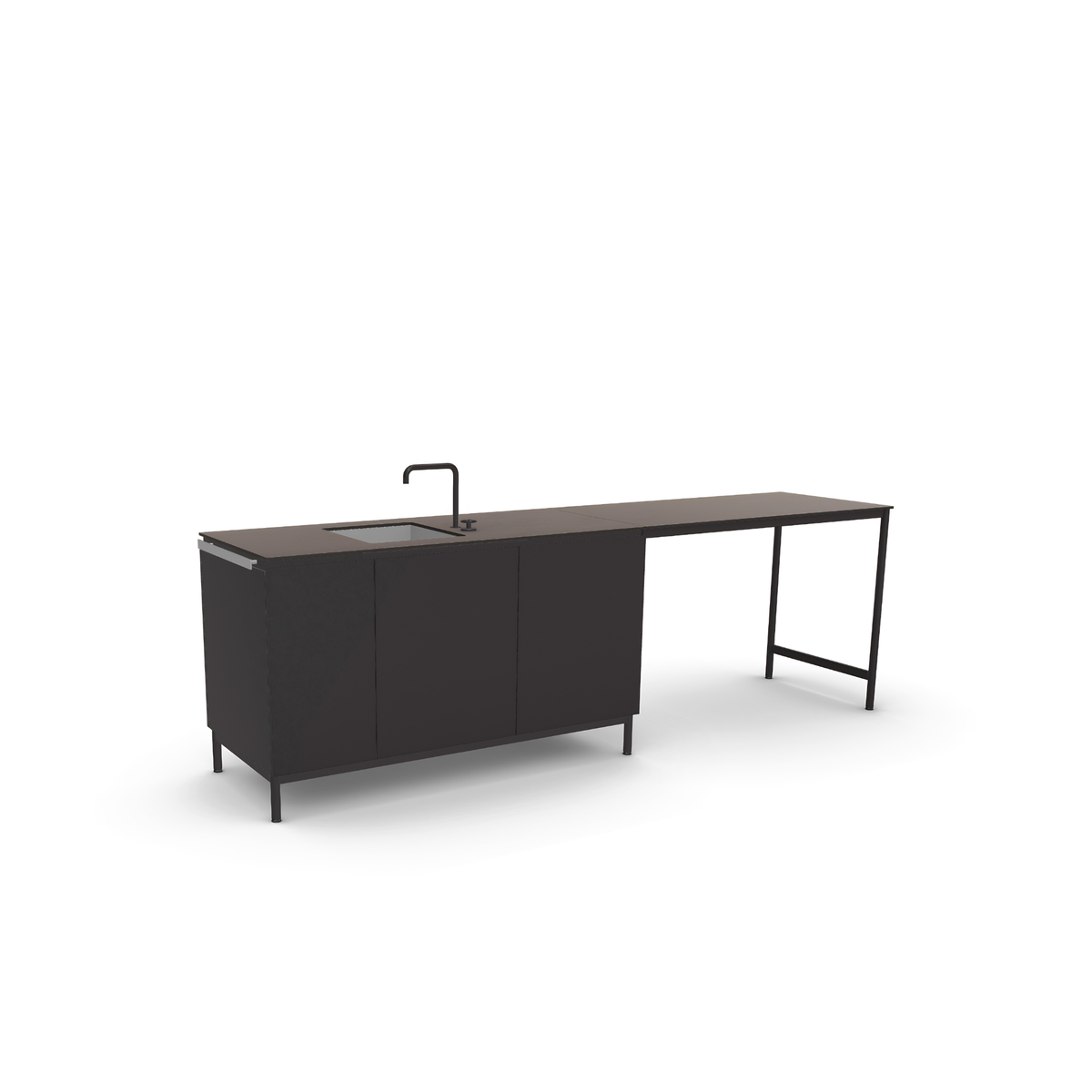Roda Norma Outdoor Kitchen Composition 2, sink and extension modules