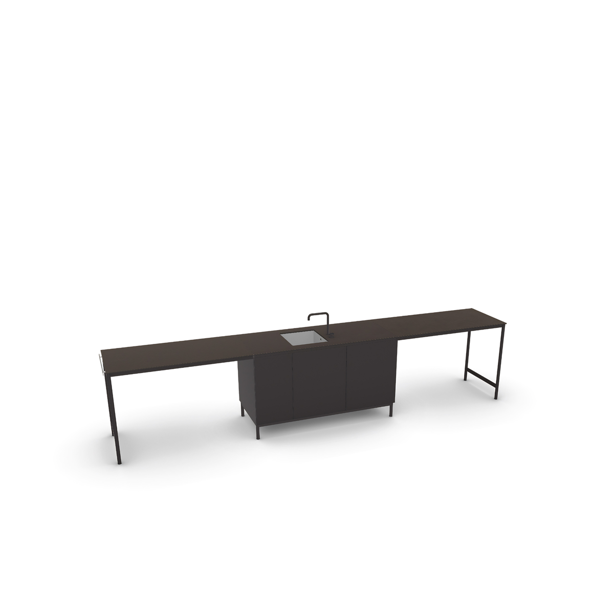 Roda Norma Outdoor Kitchen Composition 4, sink and two extension modules