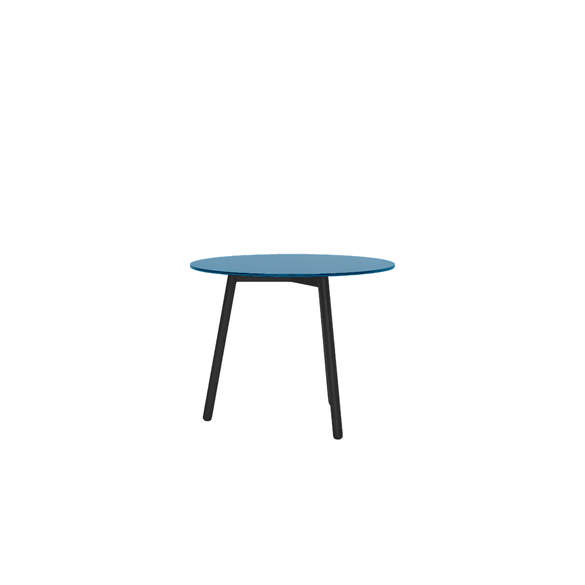 Roda Piper Coffee Table 013 67 dia x 53 cm in powder coated aluminium, designed by Rodolfo Dordoni